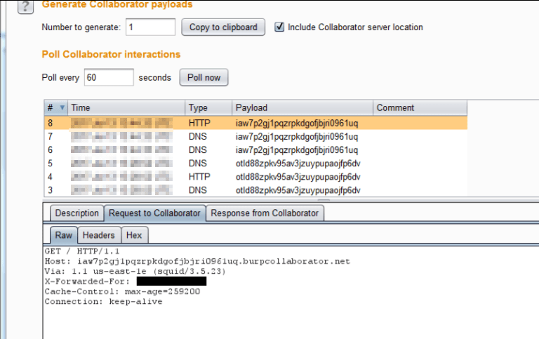 ssrf writeup burpcollab